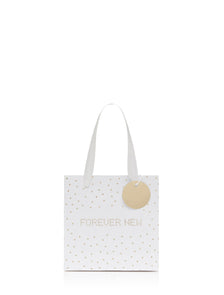 Gift Bag Small Porcelain/Small Soft Gold Spot_mannequin