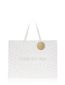 Gift Bag Large Porcelain/Small Soft Gold Spot_mannequin