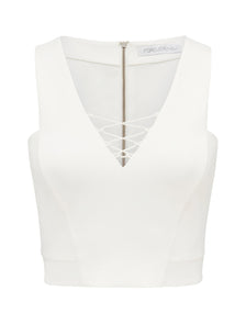 Kendra Lace Up Halter Crop Porcelain_mannequin
