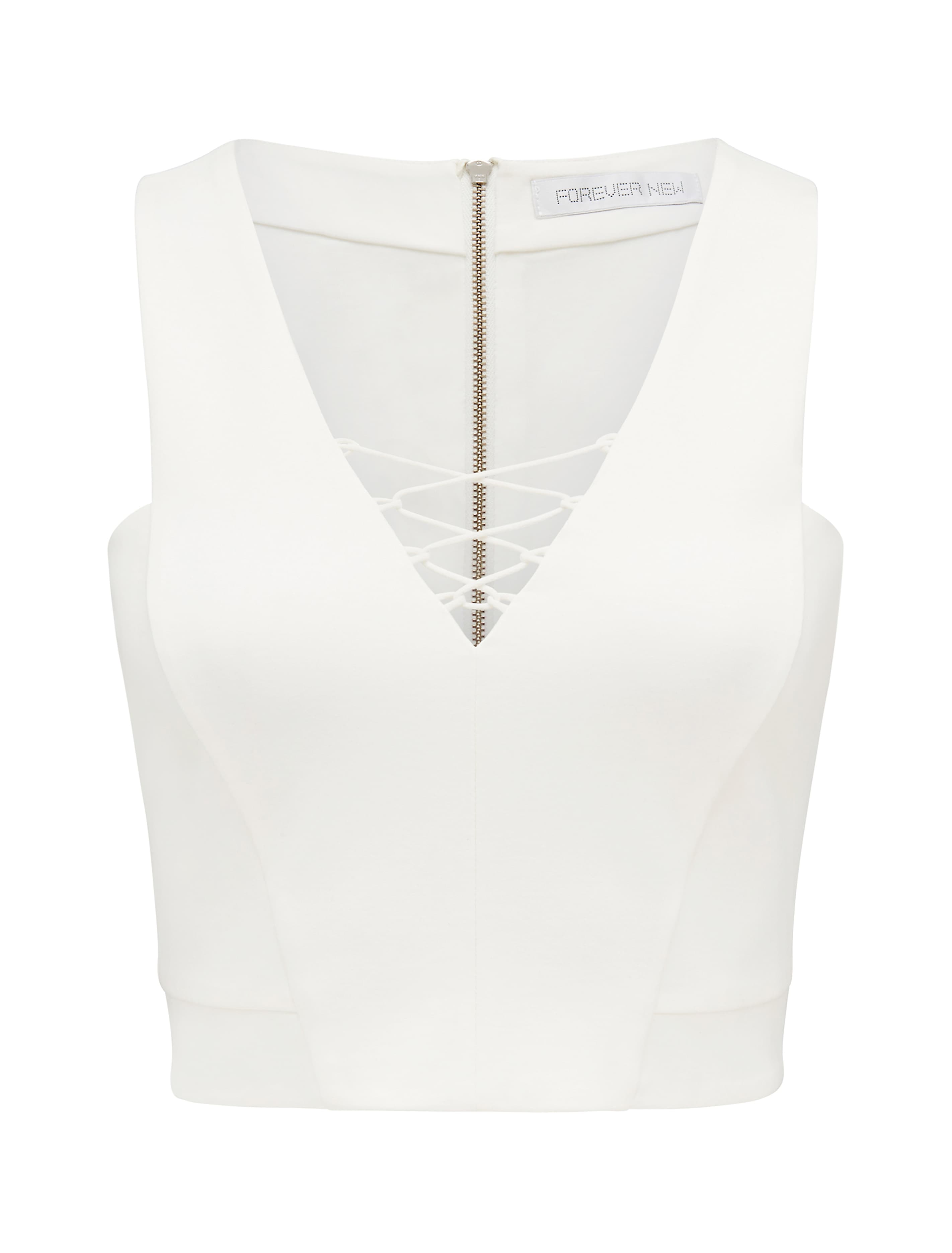 Kendra Lace Up Halter Crop Porcelain_mannequin