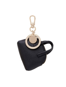 Mini Bowler Key Charm Black_mannequin