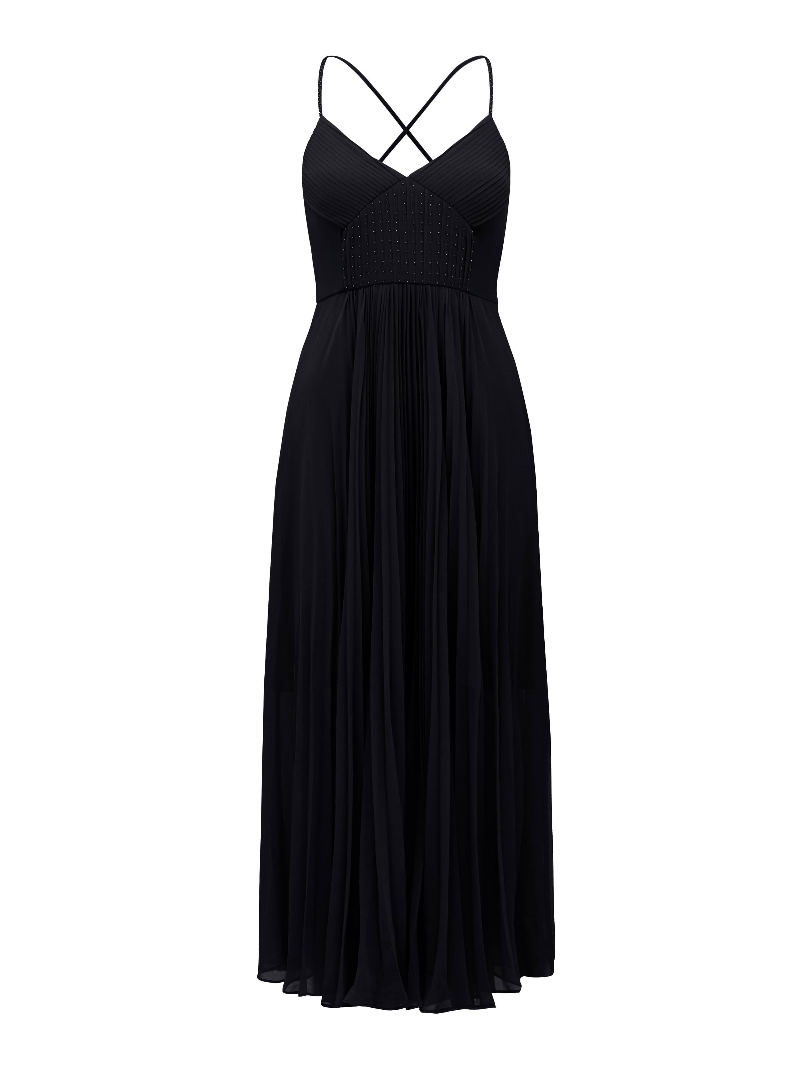 Livy detailed gown dress Black_mannequin