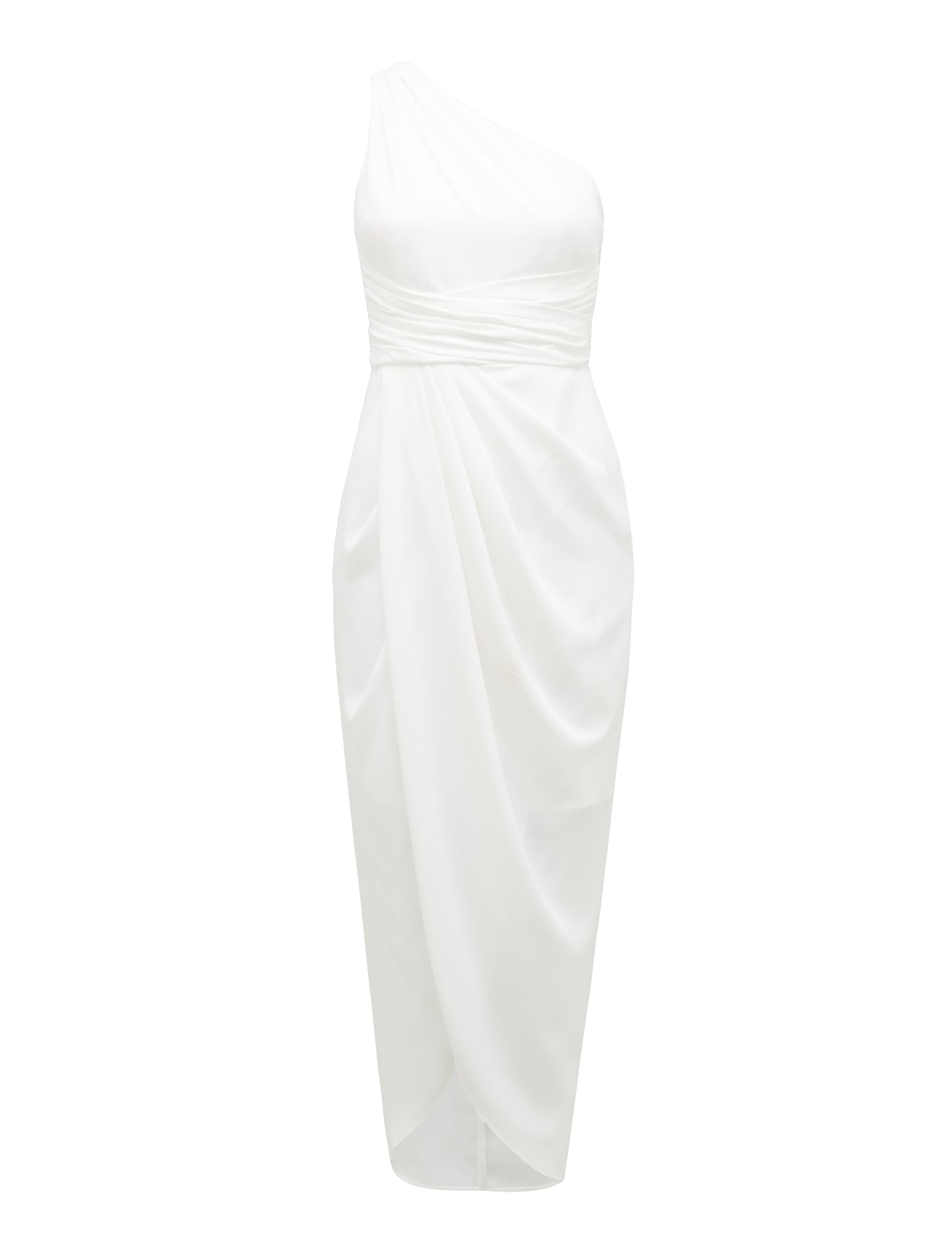 Mandy One-Shoulder Drape Maxi Dress Porcelain_mannequin