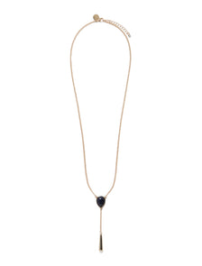 Abella Sparkle Stone Y Necklace Midnight_mannequin