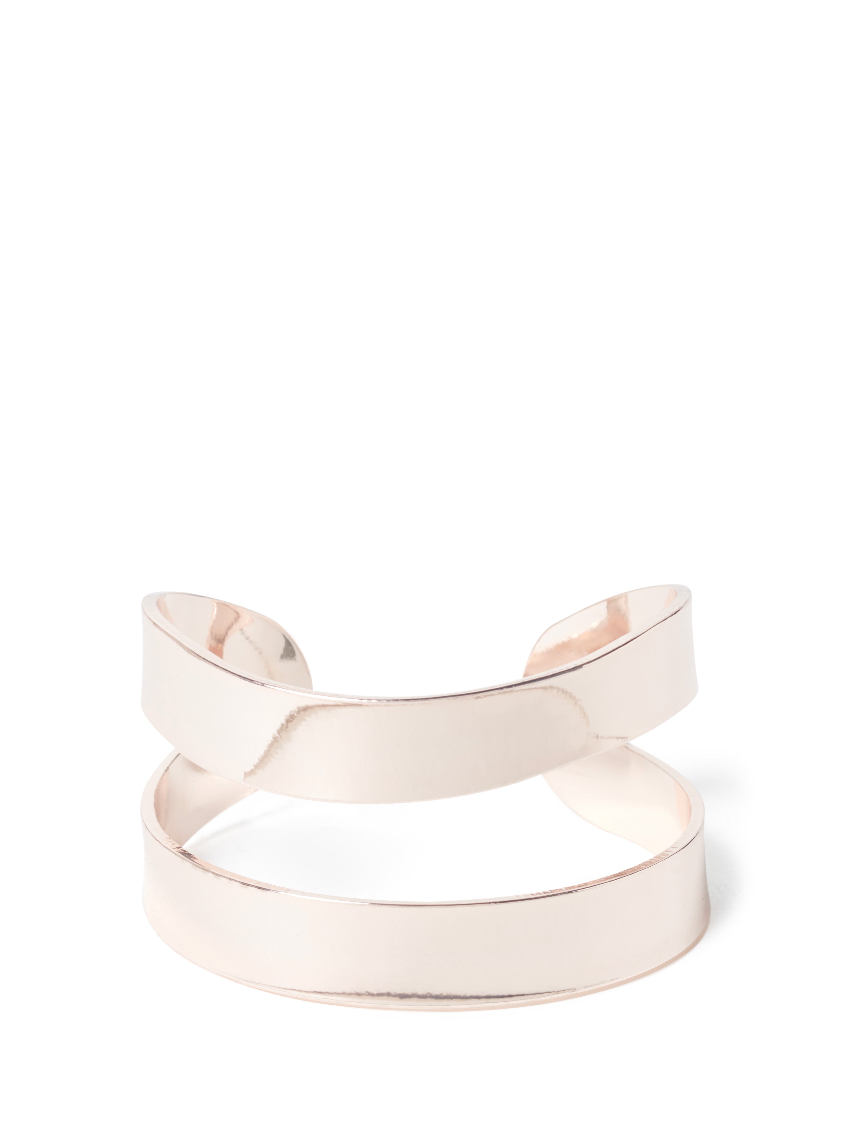 Nikita Sleek Metal Cuff Rose Gold_mannequin
