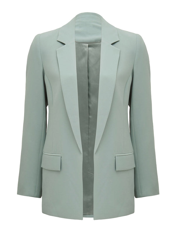 Bella Boyfriend Blazer Sage_mannequin