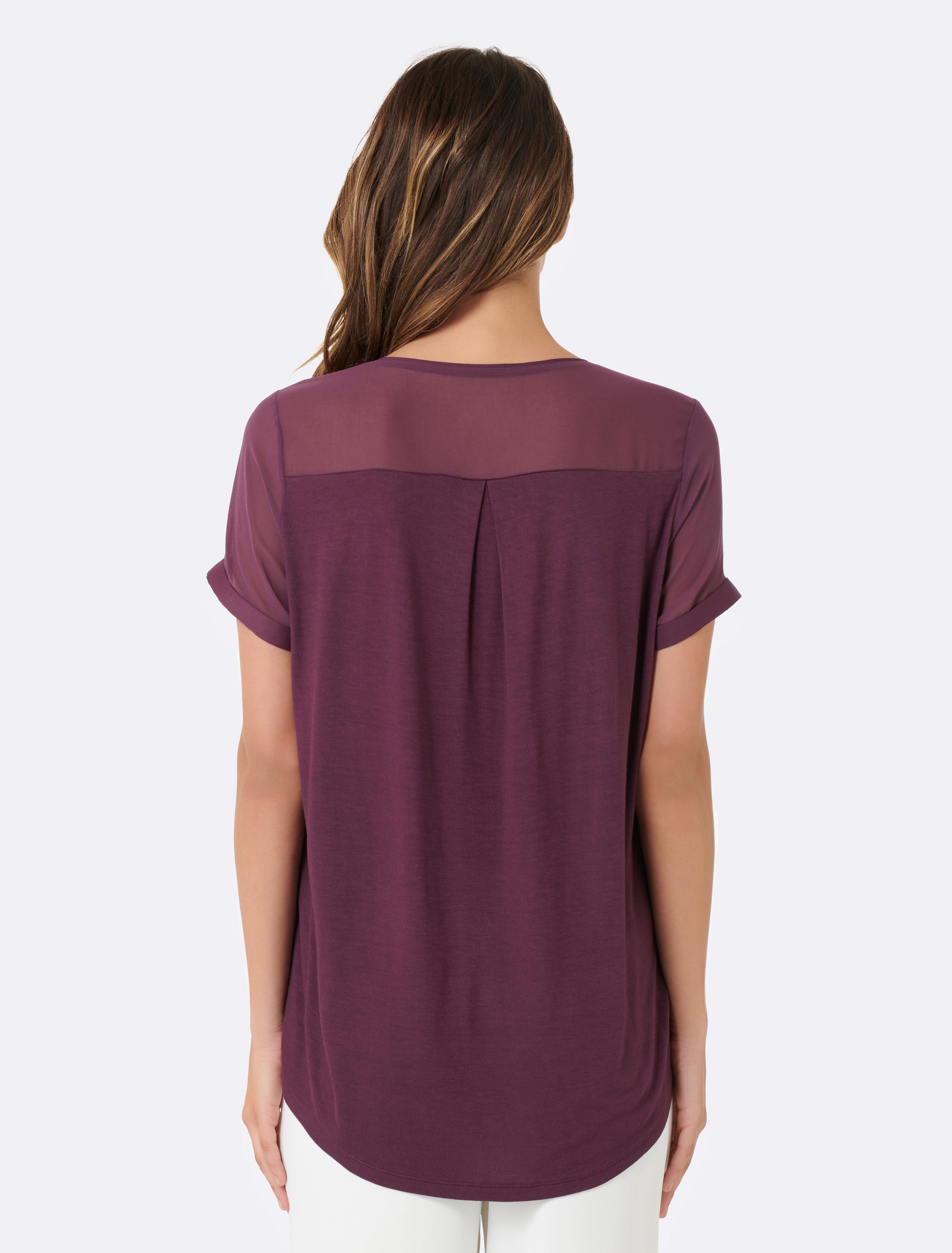Poppy Zip Front Tee Winetasting
