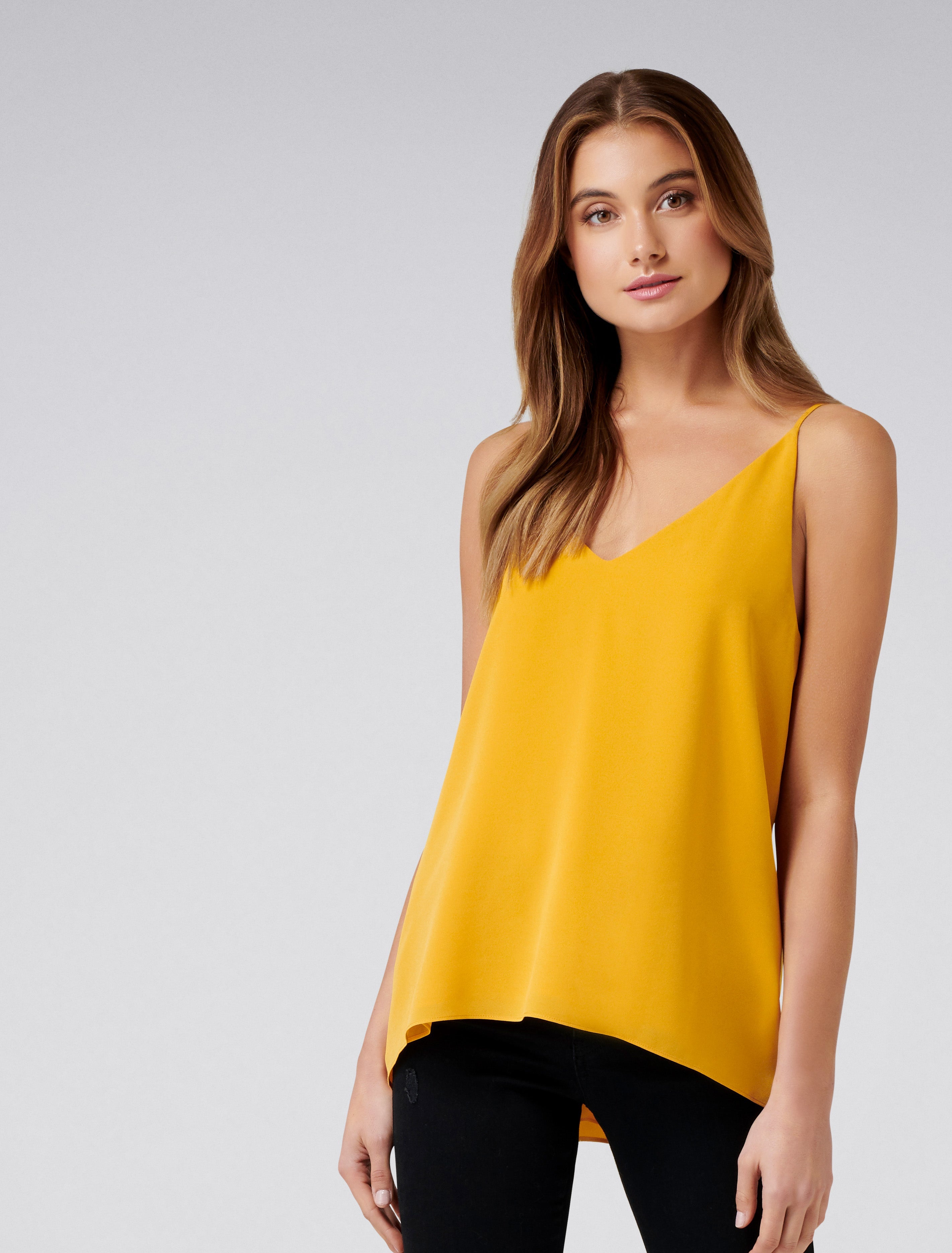 Karima Deep V Cami Top Bombay Sun