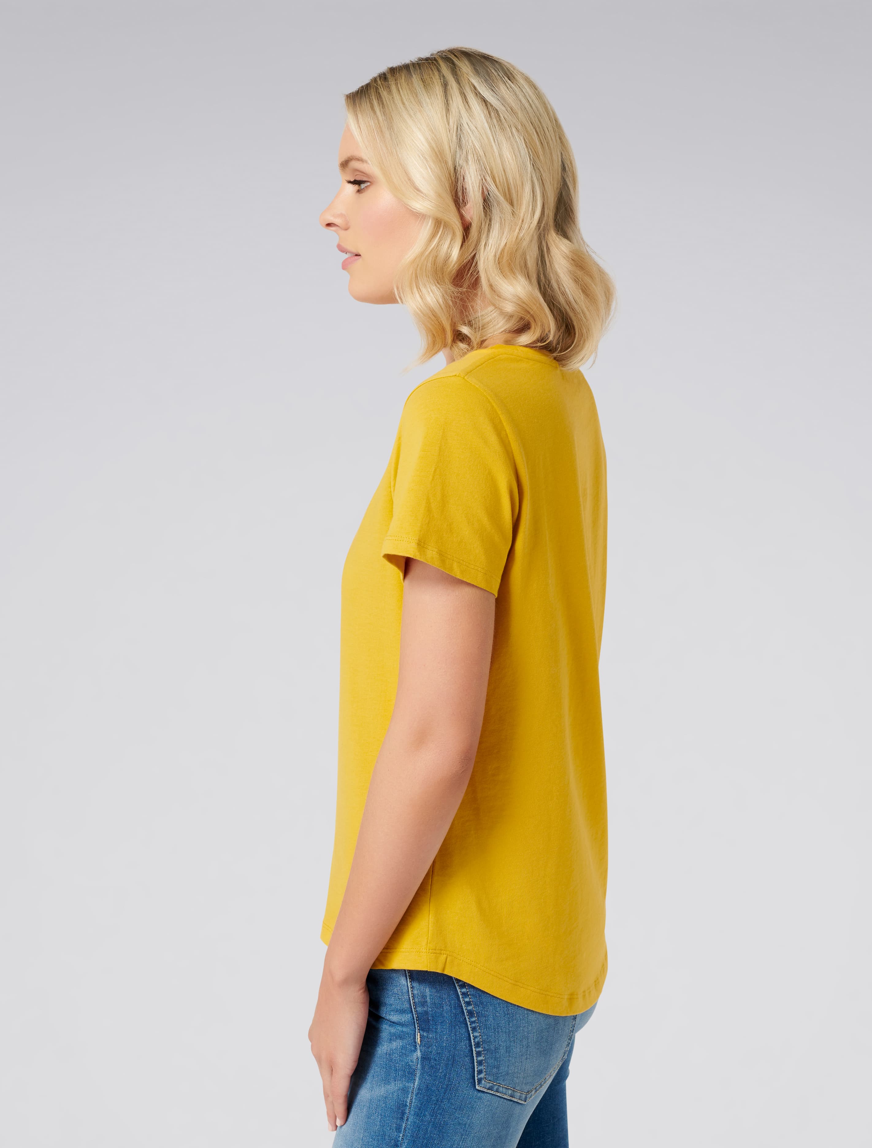 Blake Organic Tee Stella Yellow