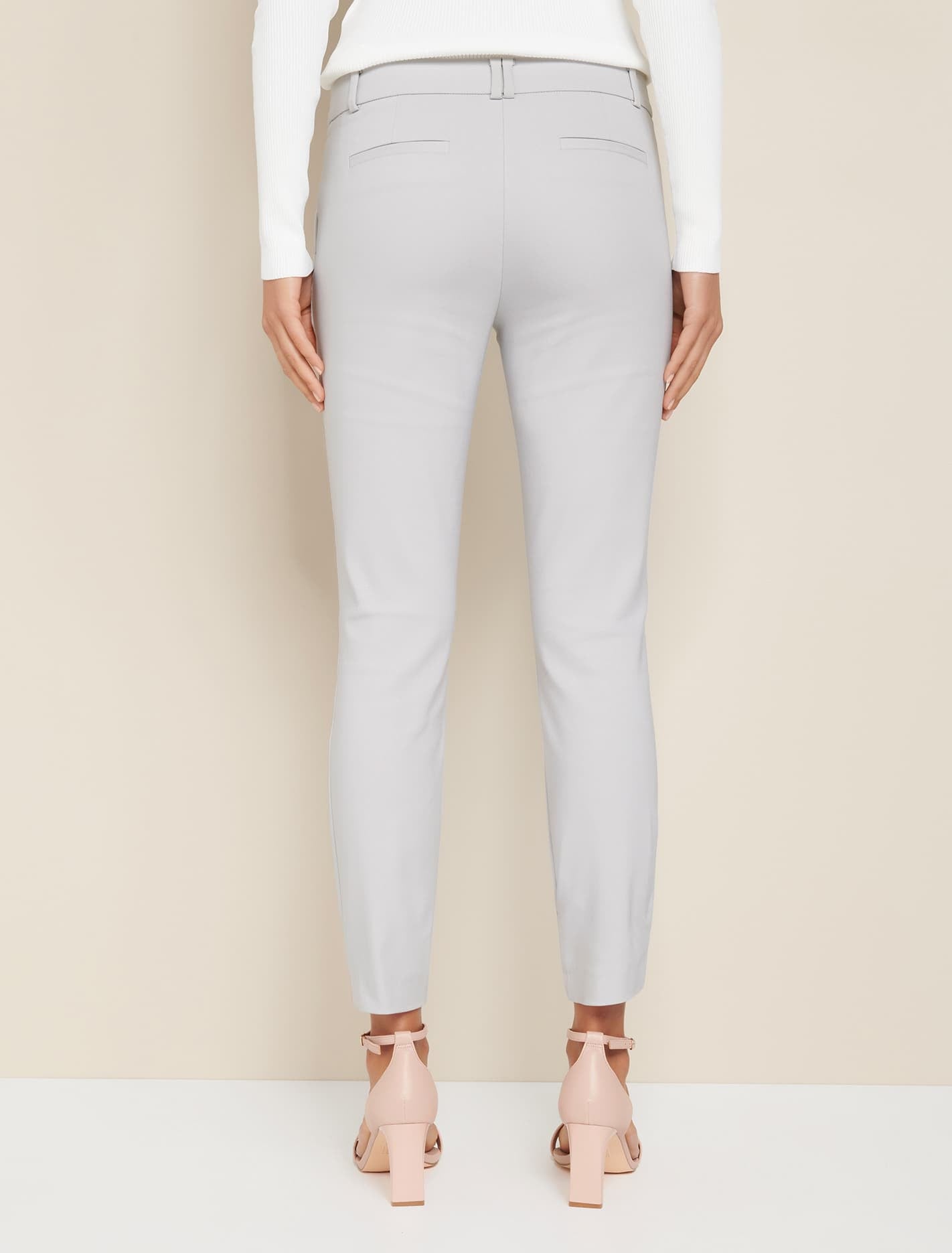 Grace 7/8th slim pants Dove Grey