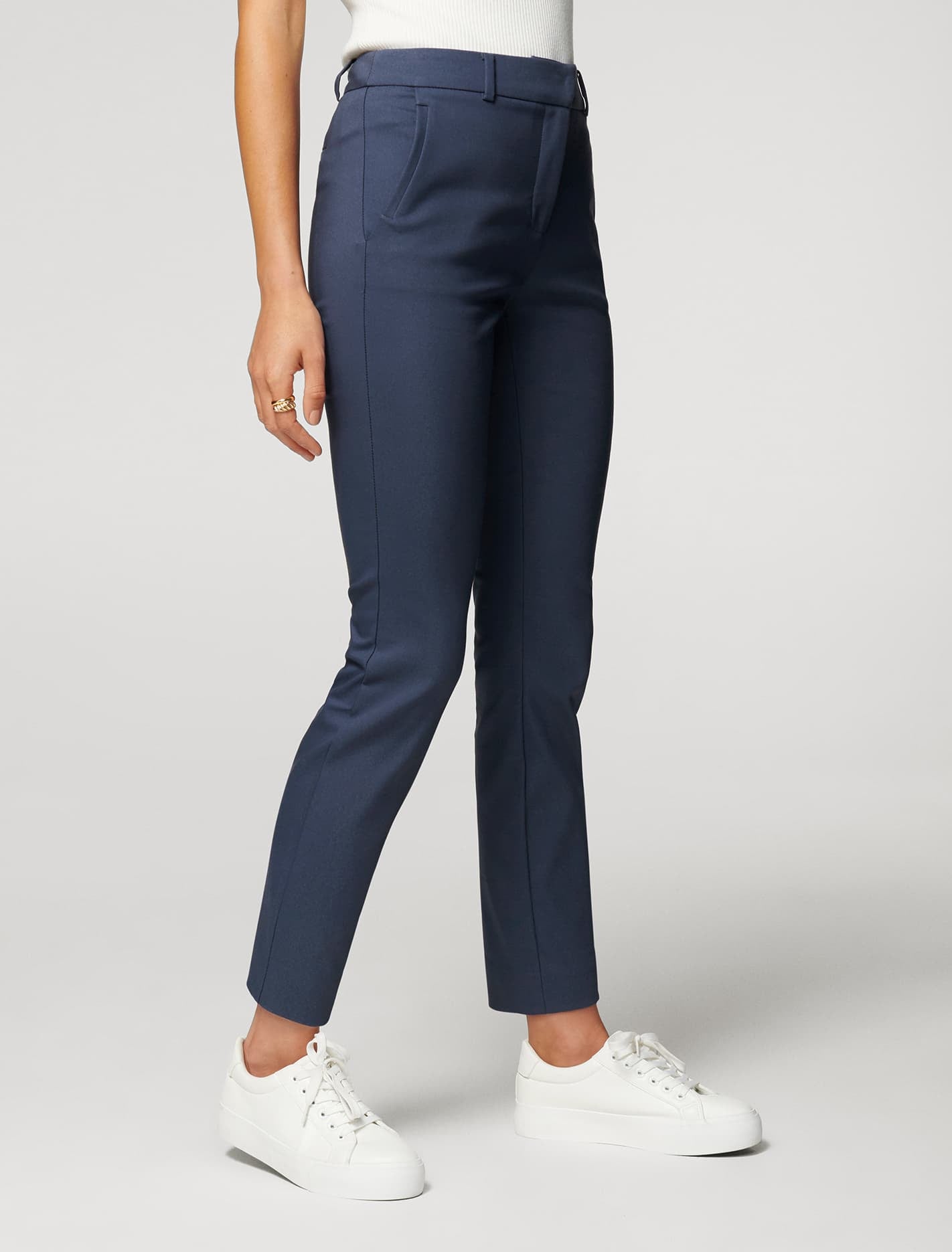 Mindy petite 7/8 slim pants Steel Blue