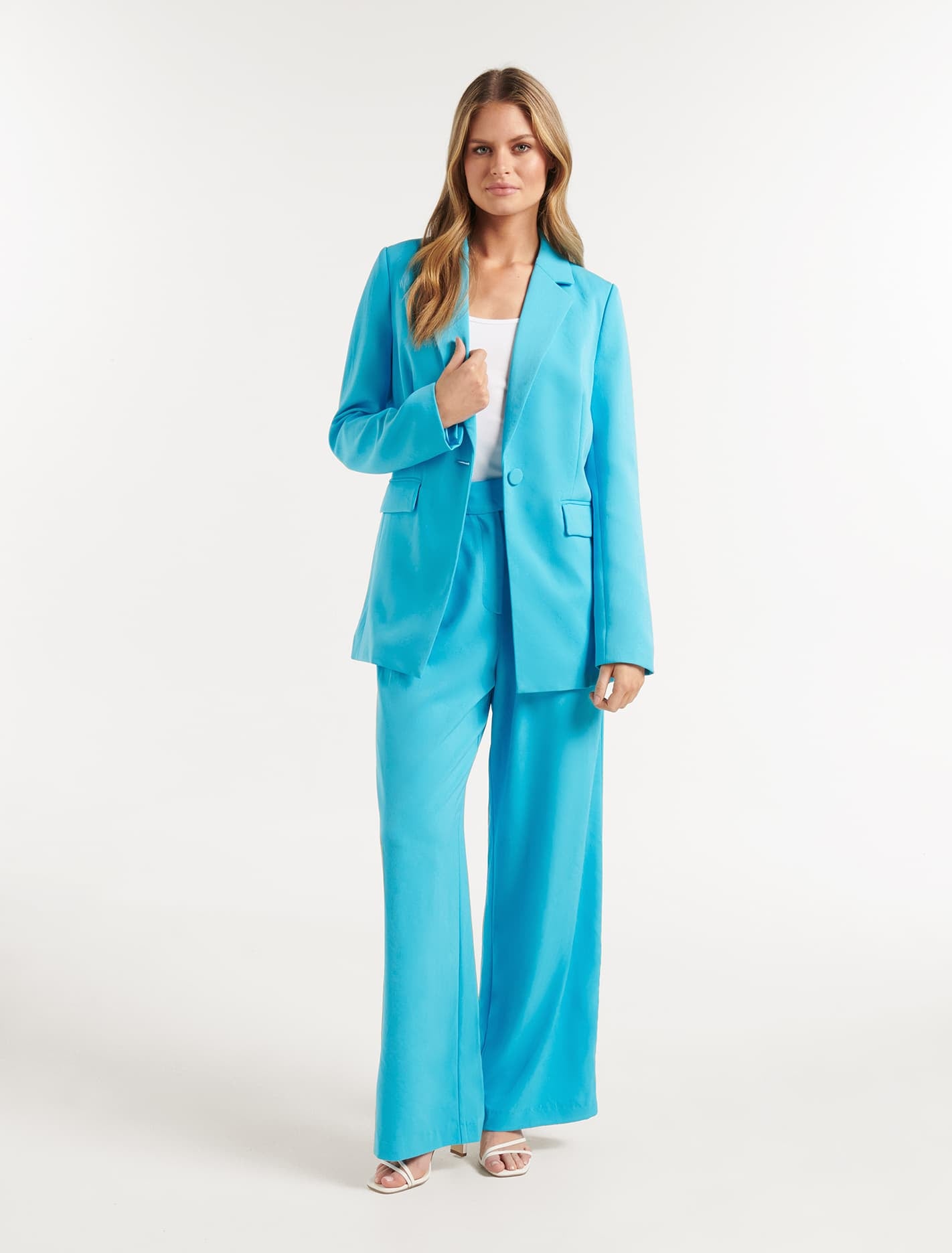 Jayda SB Blazer Turquoise Blue Suit