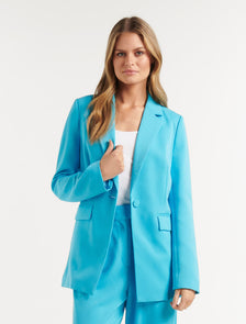 Jayda SB Blazer Turquoise Blue Suit